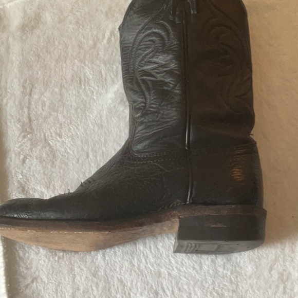 Brahma Black Western Cowboy Boots - Picture 4 of 8